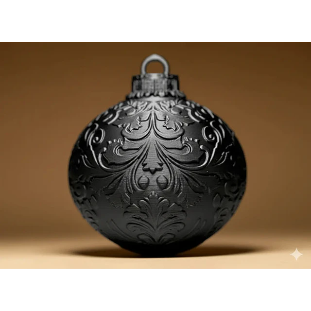 Esfera Decorativa - Relieve Clásico Navidad