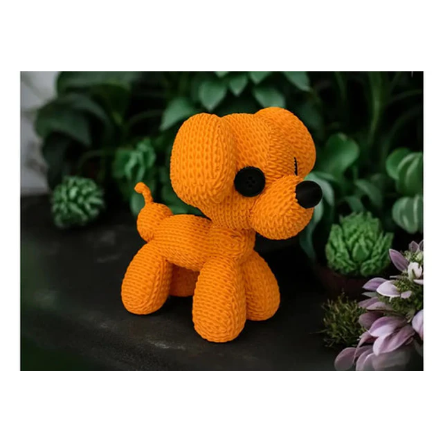 Figura Decorativa- Perro De Globo Tejido