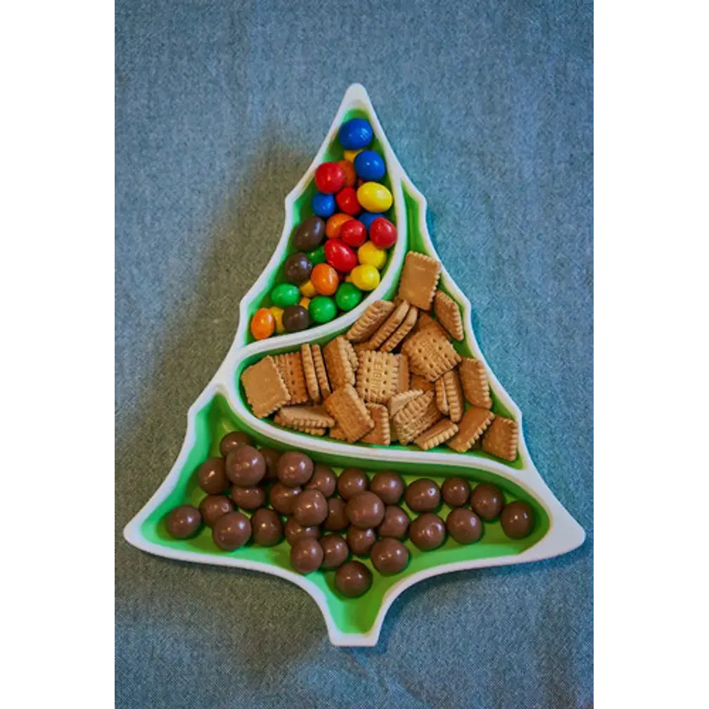Adorno - Plato Árbol De Navidad Para Aperitivos 2
