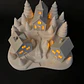 Adorno Navideño- Casas De Velas Nevadas - Miniatura 3