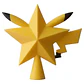 Adorno De Navidad - Estrella De Árbol Pikachu - Miniatura 3