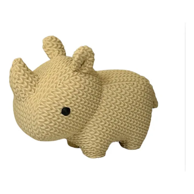 Figura Decoración- Rinoceronte Tejido