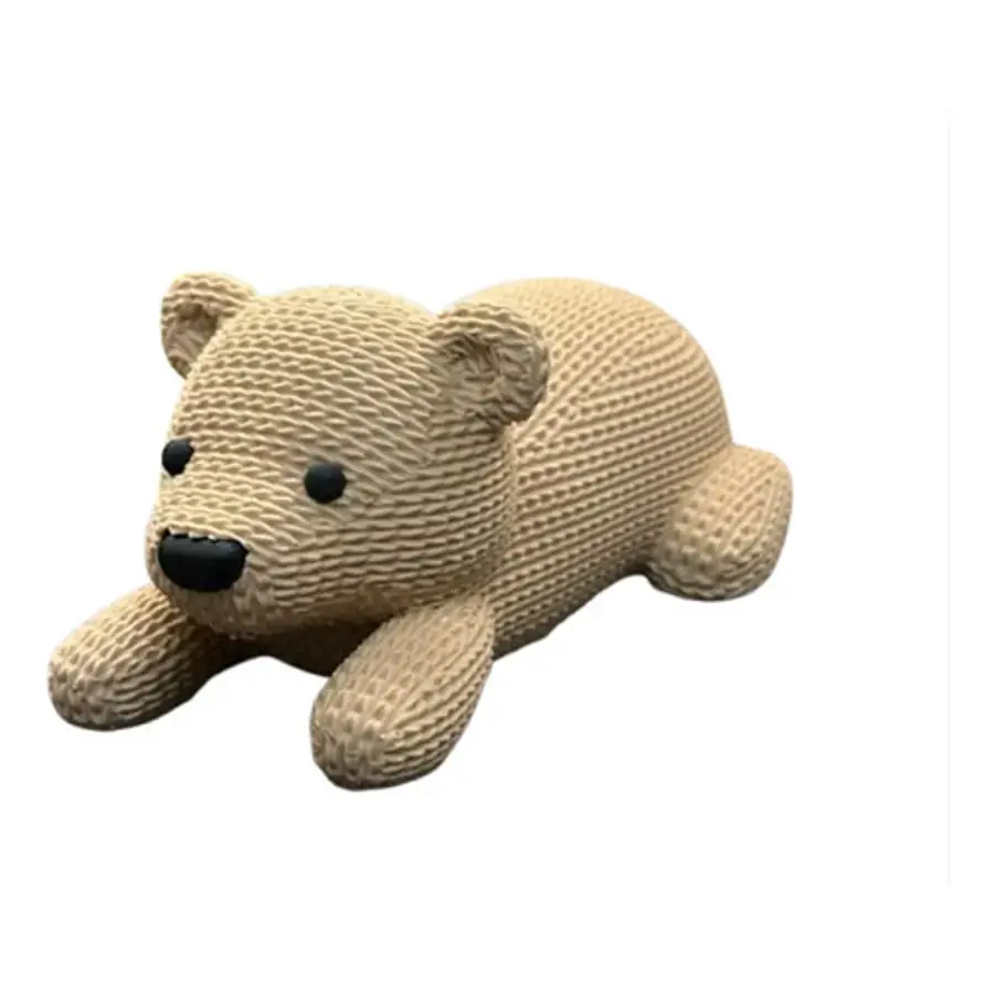 Figura Decoración- Osito De Tejido