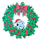 Decoración - Corona De Navidad Estilo Snoopy - Miniatura 1
