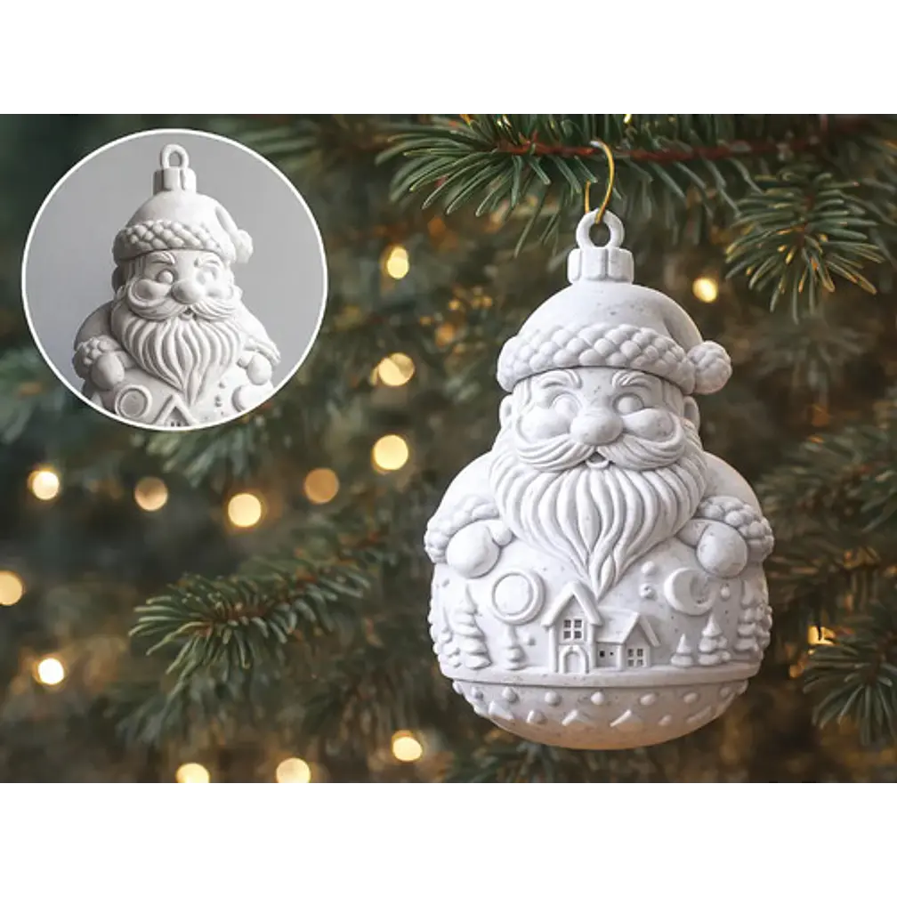 Adorno Para El Árbol De Navidad- Papá Noel Colgable 4