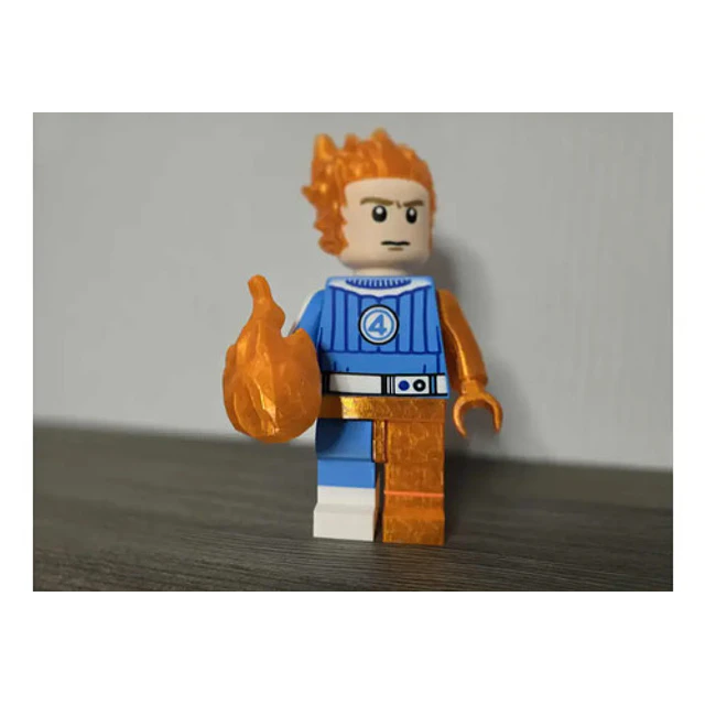 Figura Decorativa De Los Cuatro Fantásticos Antorcha Humana