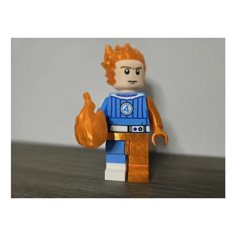 Figura Decorativa De Los Cuatro Fantásticos Antorcha Humana