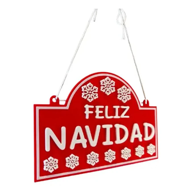 Adorno De Navidad - Cartel De Feliz Navidad 2