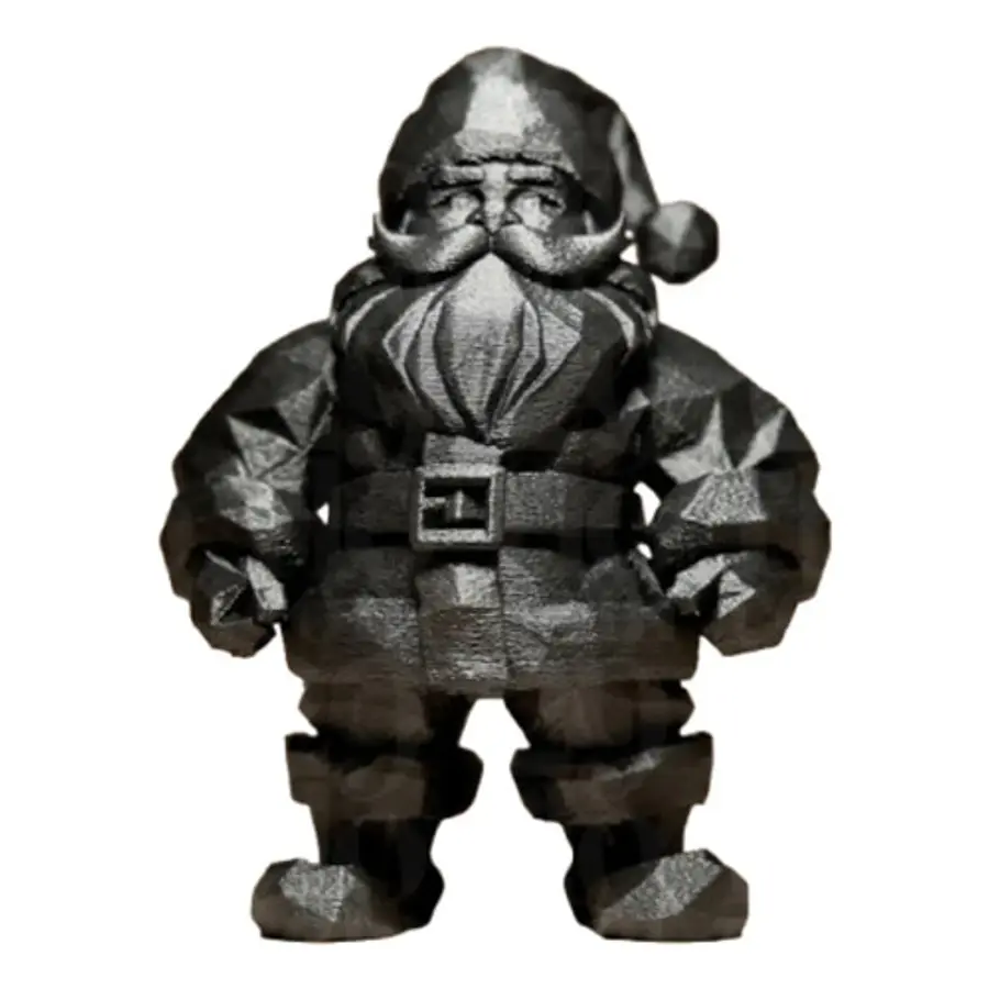 Figura Papa Noel Geométrico - Navidad