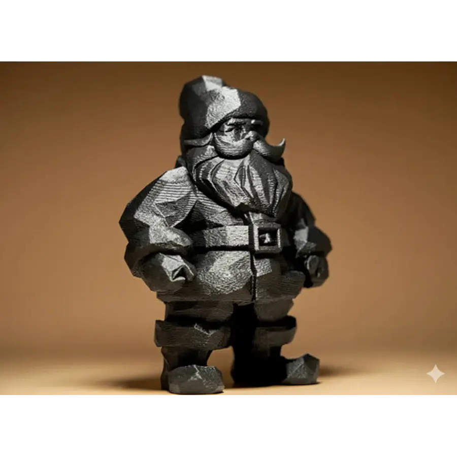 Figura Papa Noel Geométrico - Navidad