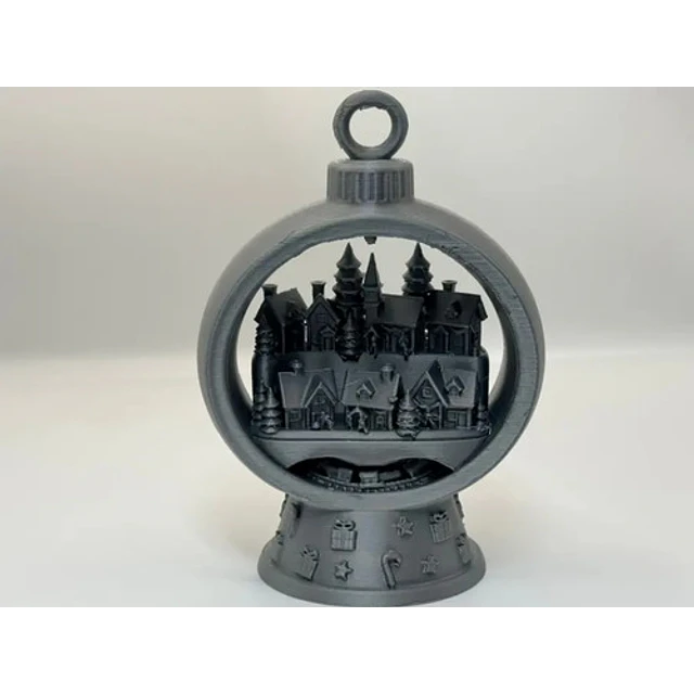 Adorno Para El Árbol De Navidad- Pueblo Nevado