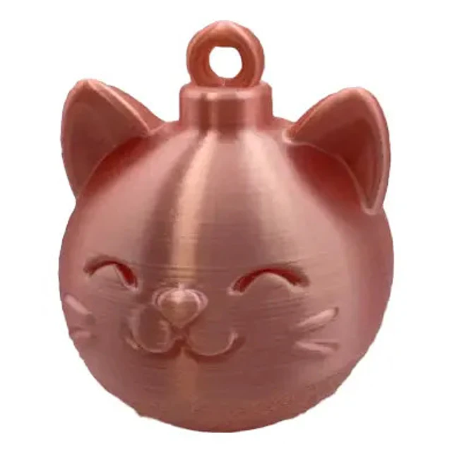Adorno Navideño - Gato Redondo