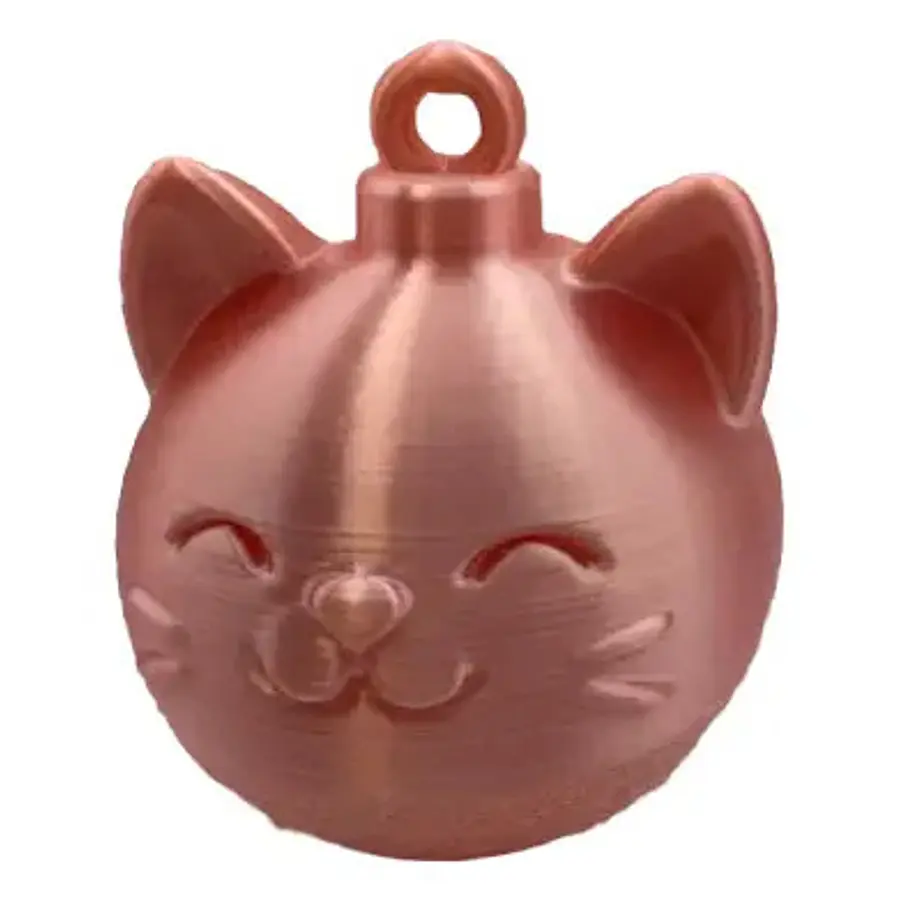 Adorno Navideño - Gato Redondo