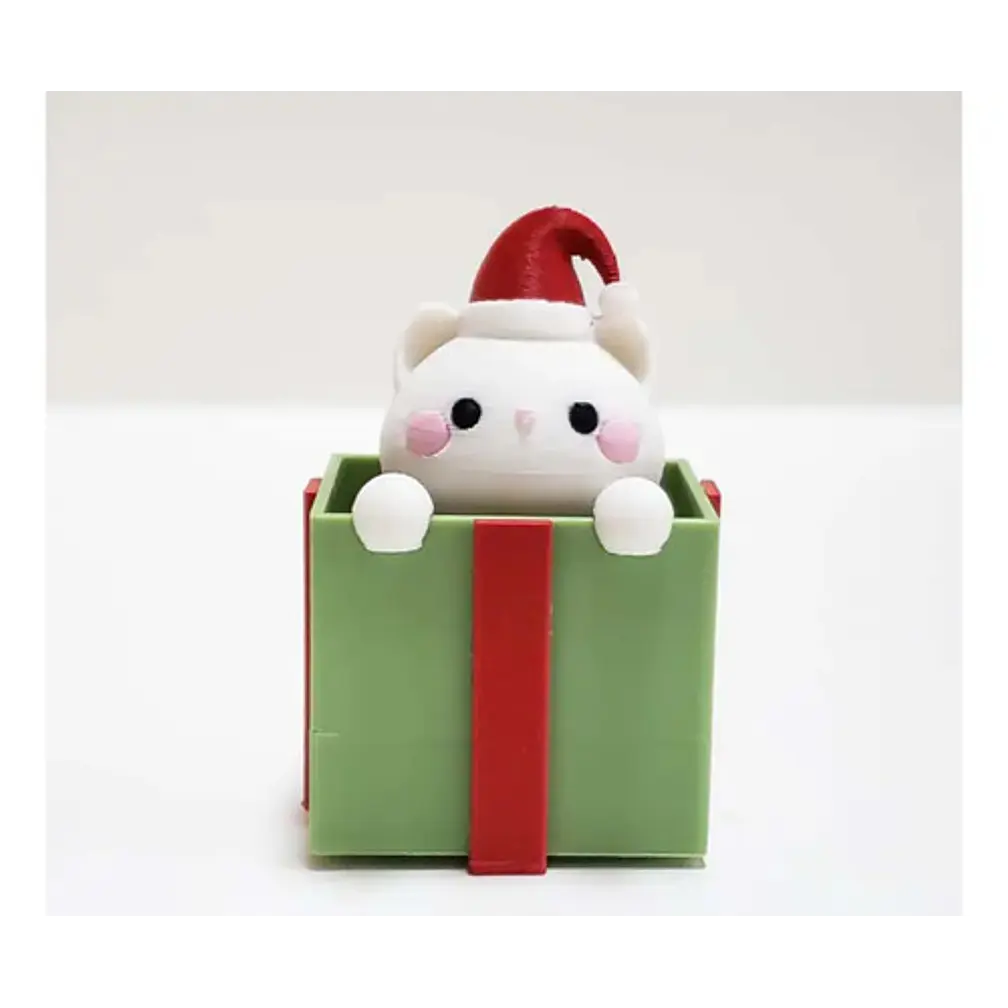 Adorno Navideño- Gato Sorpresa De Navidad 2