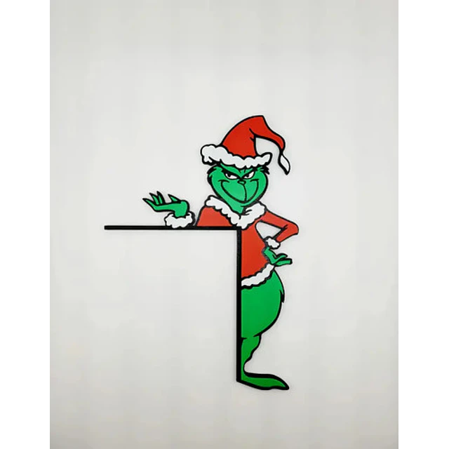 Adorno Navidad - Esquinero De Puerta Grinch