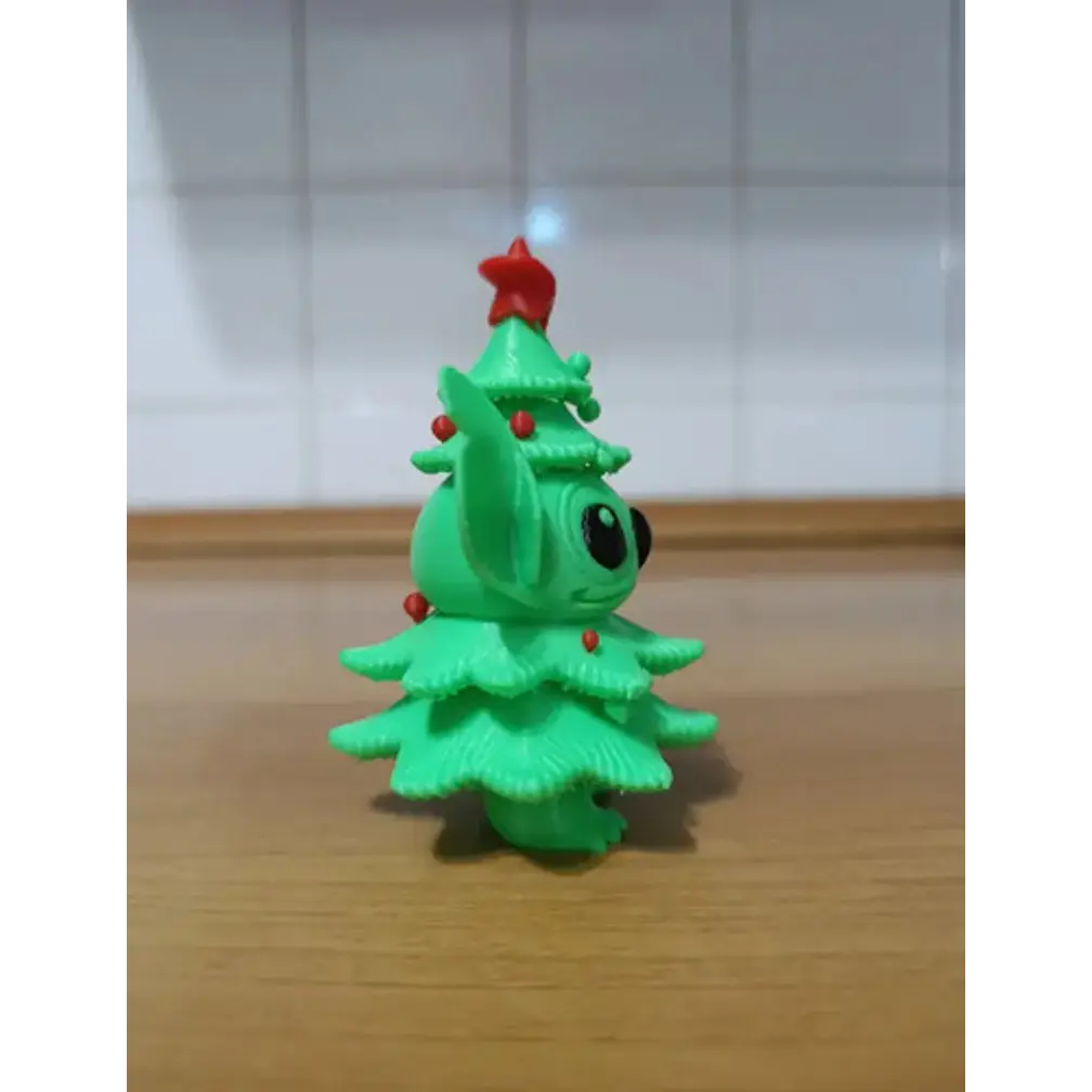Adorno - Stitch Navideño 3