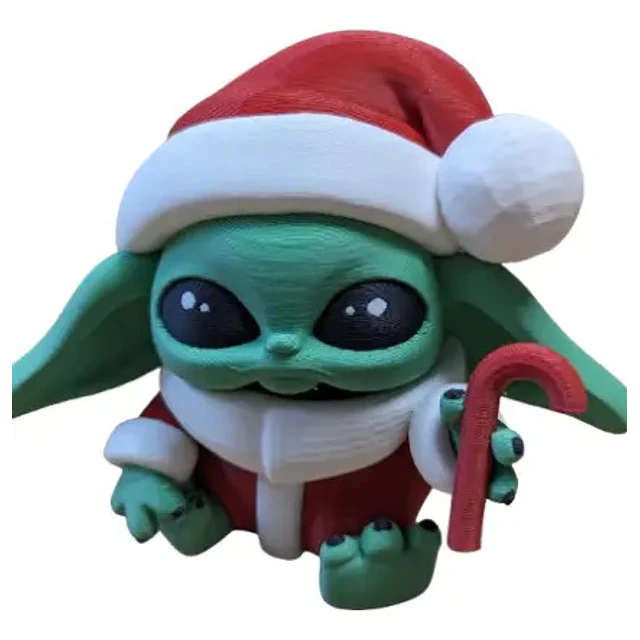 Figura Navideña - Bady Yoda Christmas