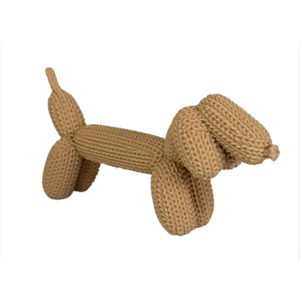 Figura Decoración- Perro Salchicha De Globo Tejido 1