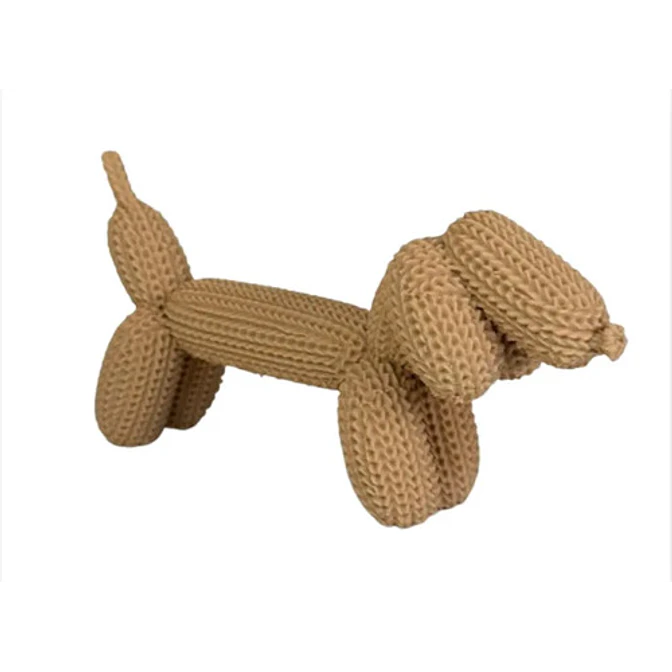 Figura Decoración- Perro Salchicha De Globo Tejido 1