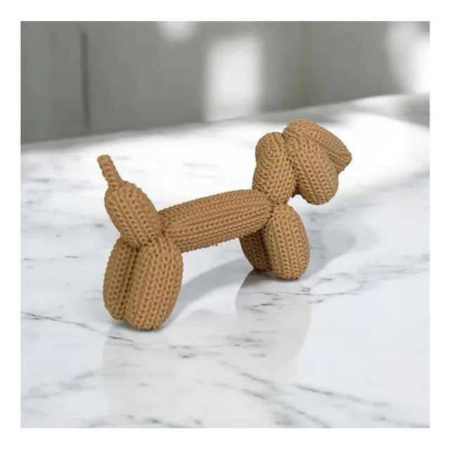 Figura Decoración- Perro Salchicha De Globo Tejido
