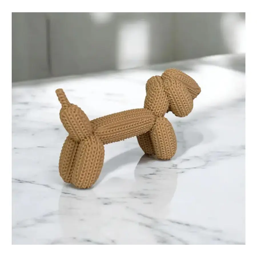 Figura Decoración- Perro Salchicha De Globo Tejido