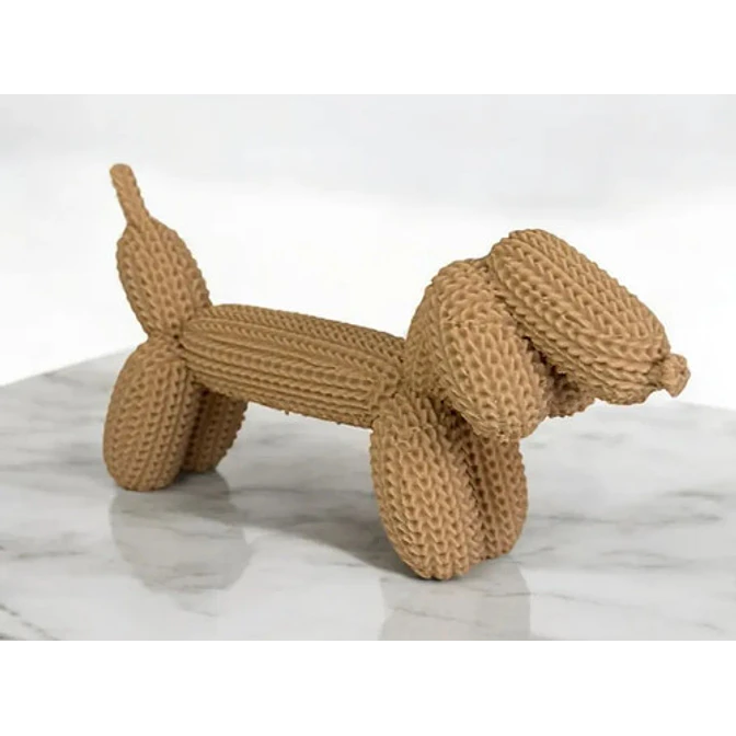 Figura Decoración- Perro Salchicha De Globo Tejido 3