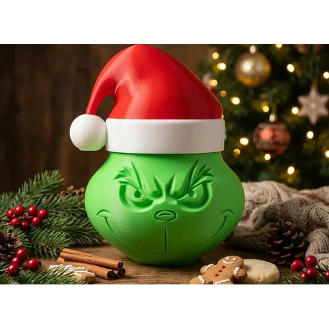 Decoración Cuenco Para Galletas Grinch 4