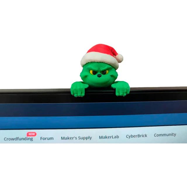 Decoración Navidad - Grinch Para Monitor