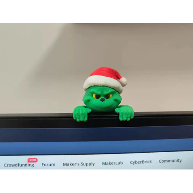 Decoración Navidad - Grinch Para Monitor