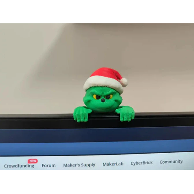 Decoración Navidad - Grinch Para Monitor 2