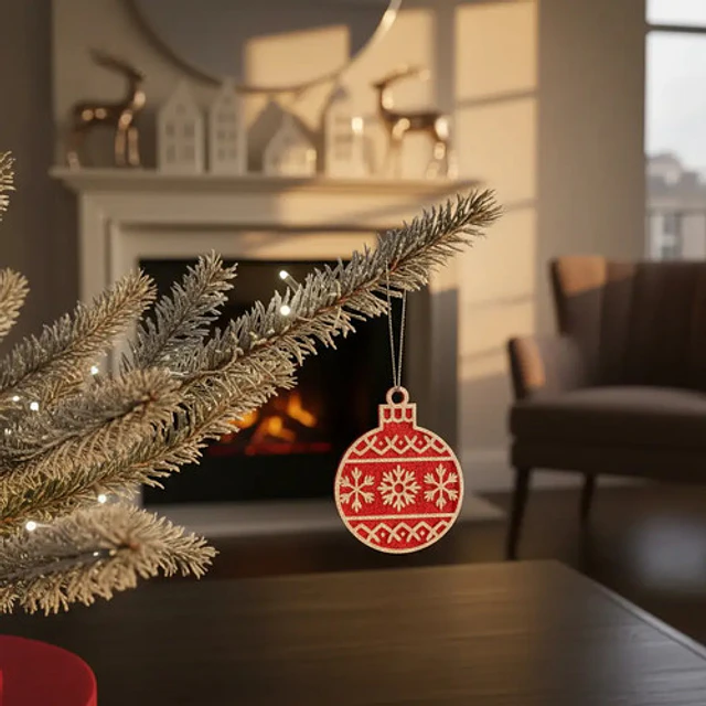 Adornos Navidad - Bolas Decorativas Para Árbol (pack 8 Un)