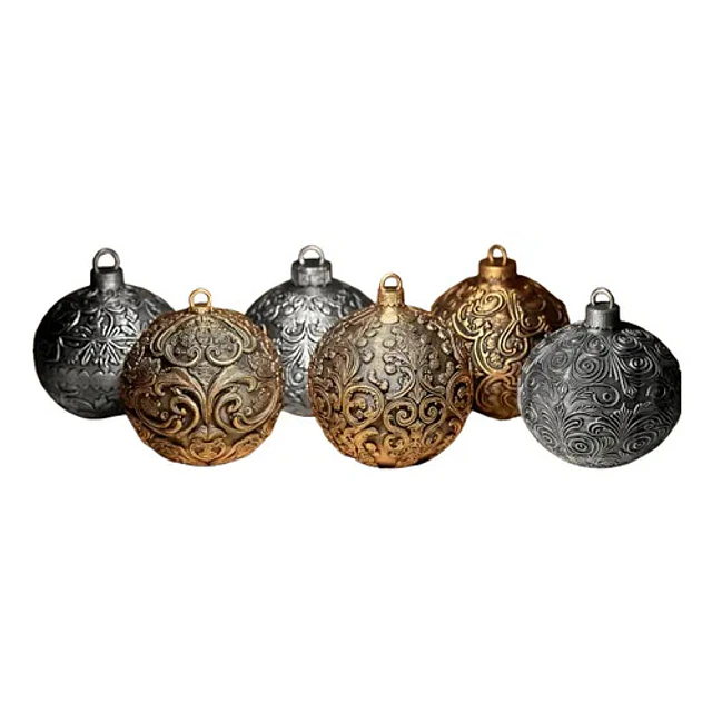 Esfera Decorativa - Pack 6 Navidad
