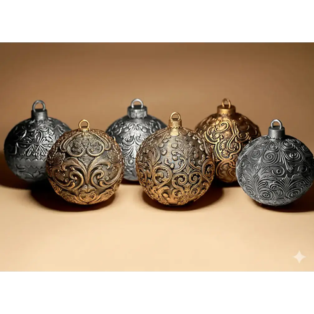 Esfera Decorativa - Pack 6 Navidad 2