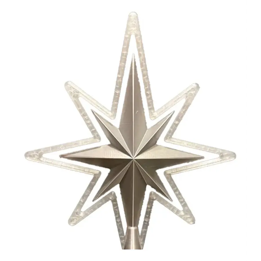 Adorno Navidad - Estrella Para Punta Árbol