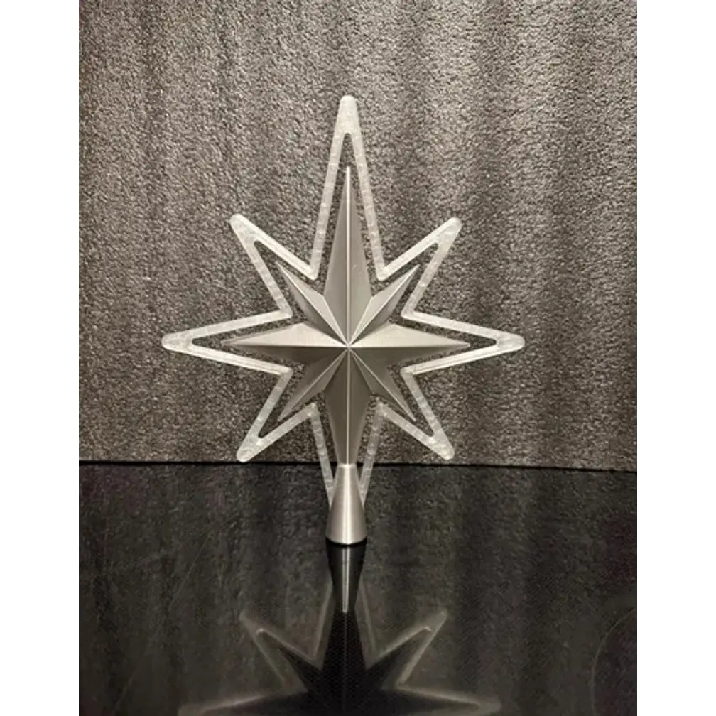 Adorno Navidad - Estrella Para Punta Árbol 2