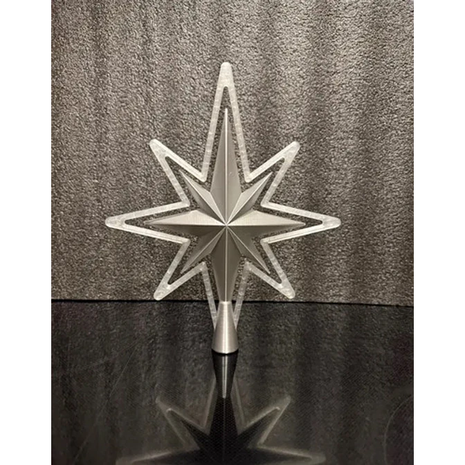Adorno Navidad - Estrella Para Punta Árbol 2