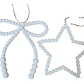 Elegante Conjunto De Adornos Navideños De Cuentas - Miniatura 3