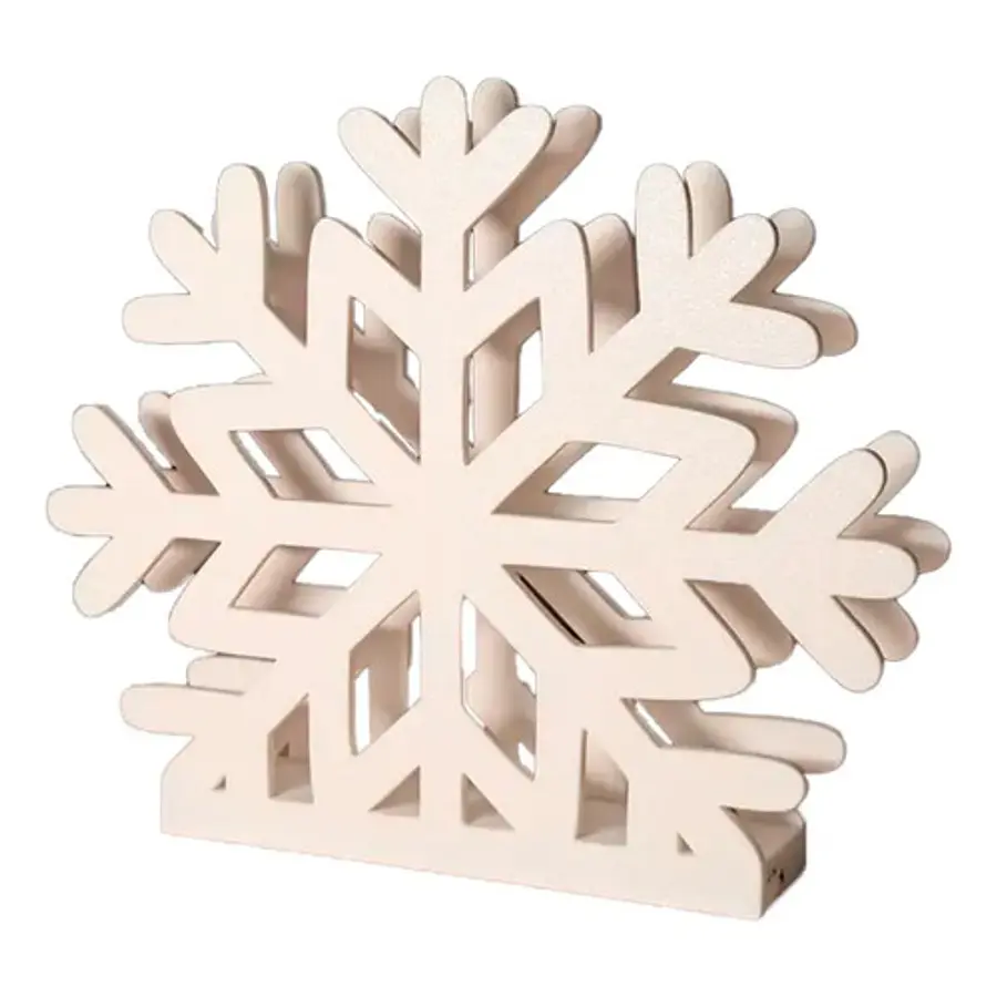 Servilletero Navideño - Copo De Nieve