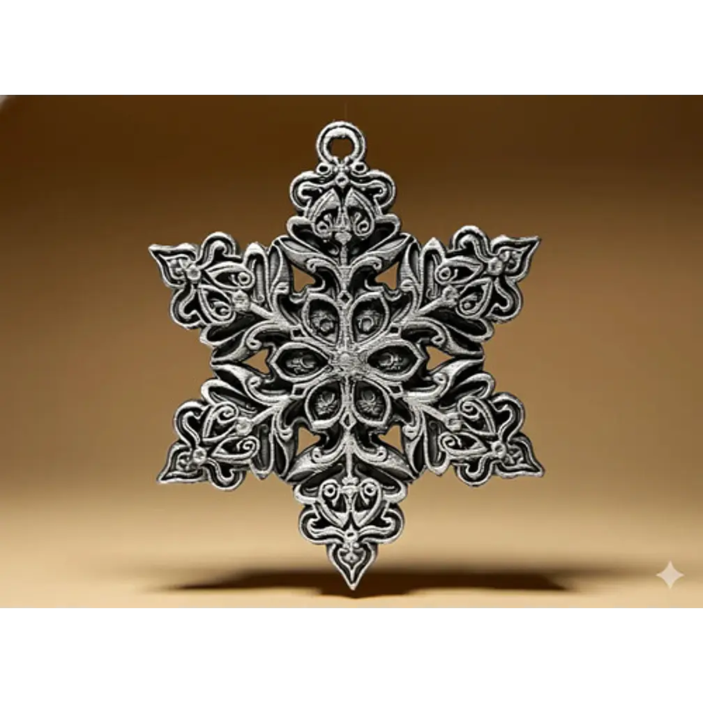 Estrella Decorativa - Estrella Copo De Nieve 2