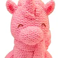 Adorno - Unicornio De Navidad Estilo Tejido - Miniatura 1