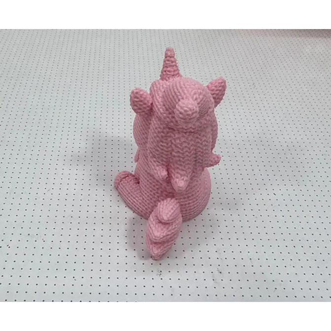 Adorno - Unicornio De Navidad Estilo Tejido 4
