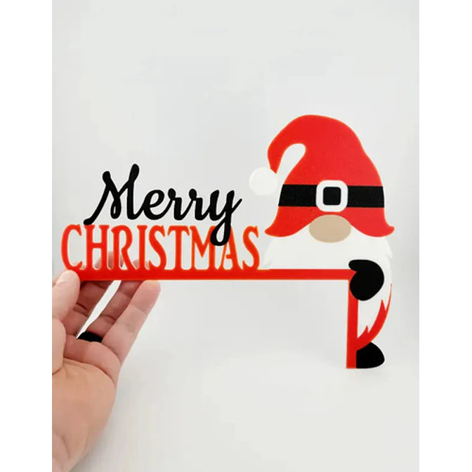 Adorno Navidad - Esquinero De Puerta Gnomo 3