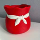 Adorno Navidad - Jarrón En Forma De Bolsa De Regalo - Miniatura 2