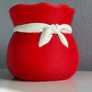 Adorno Navidad - Jarrón En Forma De Bolsa De Regalo - Miniatura 3