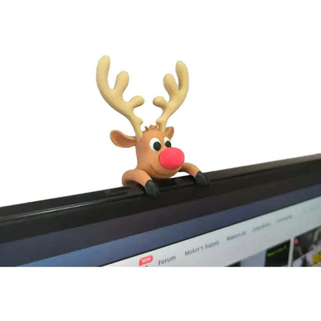 Decoración Navidad - Rodolfo El Reno Para Monitor