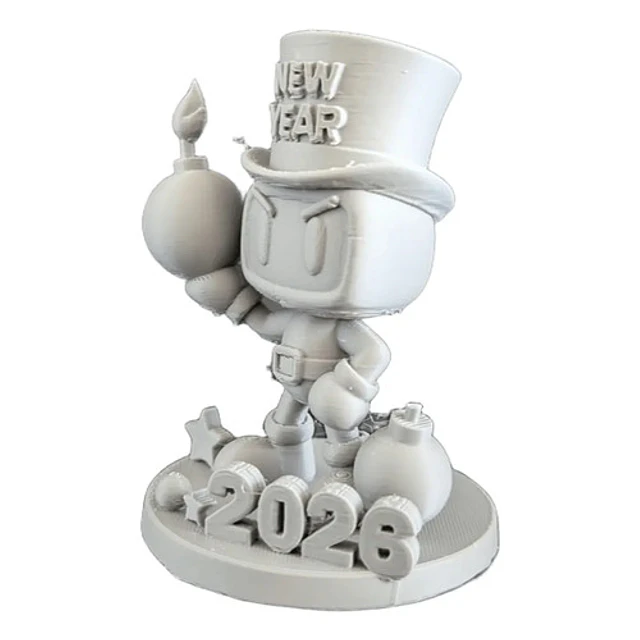 Figura Decorativa - Año Nuevo Explosivo