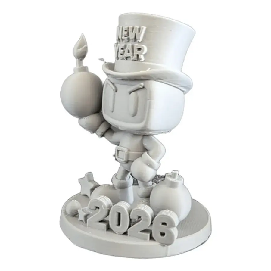 Figura Decorativa - Año Nuevo Explosivo