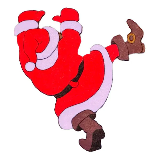 Decoración Navidad Para Estantería - Santa Claus