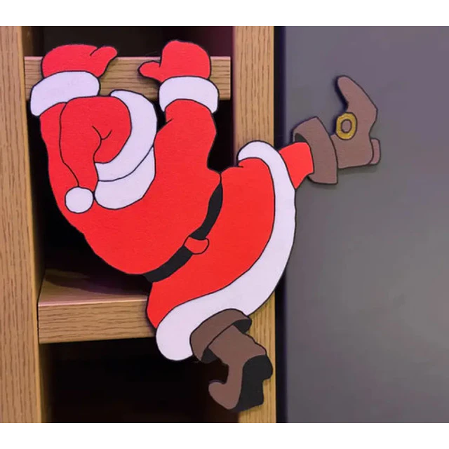 Decoración Navidad Para Estantería - Santa Claus