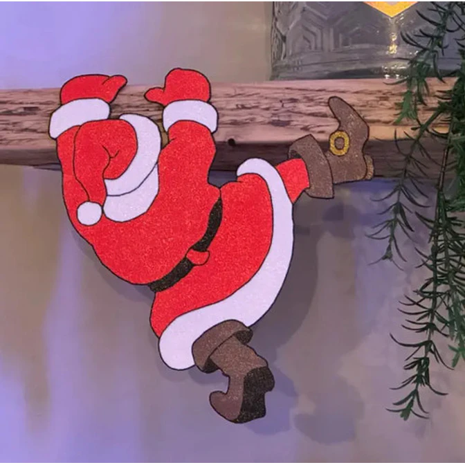 Decoración Navidad Para Estantería - Santa Claus 3